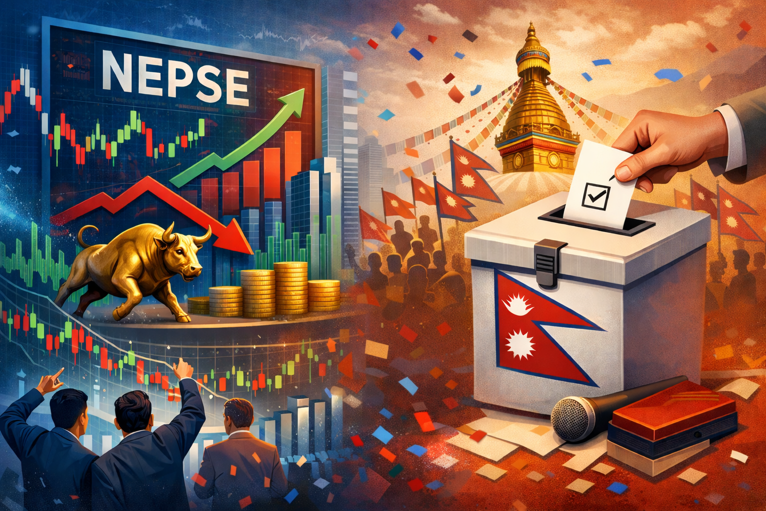 शेयर बजारको गतिमा चुनावको ‘शंकाको हिसाब’, यी हुन ‘पकेट क्षेत्र’ मै असुरक्षित नेताहरु